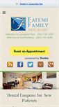 Mobile Screenshot of fatemifamilydentistry.com